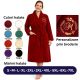Halat de baie damă personalizat prin broderie, din bumbac, disponibil în mărimi S-7XL