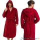 Halat cu glugă bărbați, grena-vișiniu, mărimi S-XXL