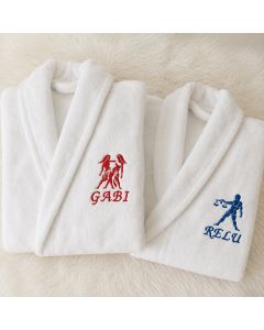 Set halate baie personalizate cu zodiac